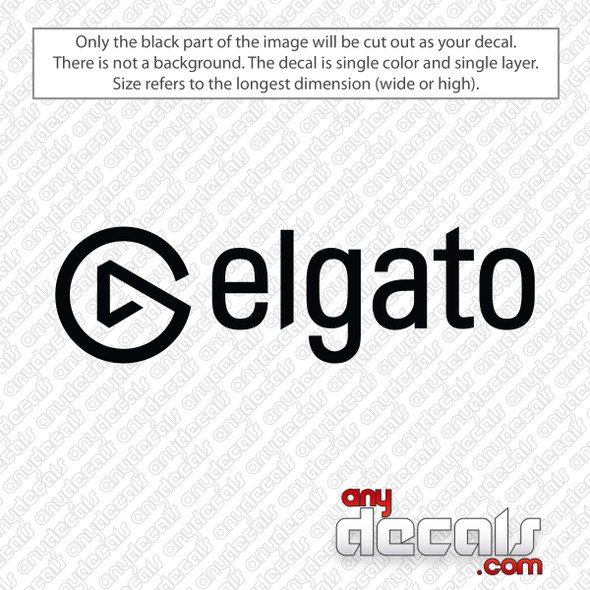 Elgato Logo Decal Sticker