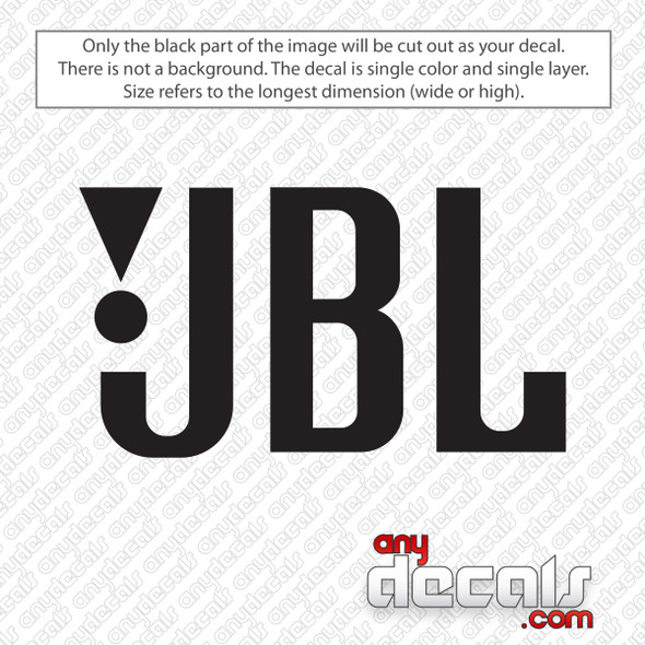 JBL speaker decal badge-audio loud stickerThanks - electronics - by owner -  craigslist