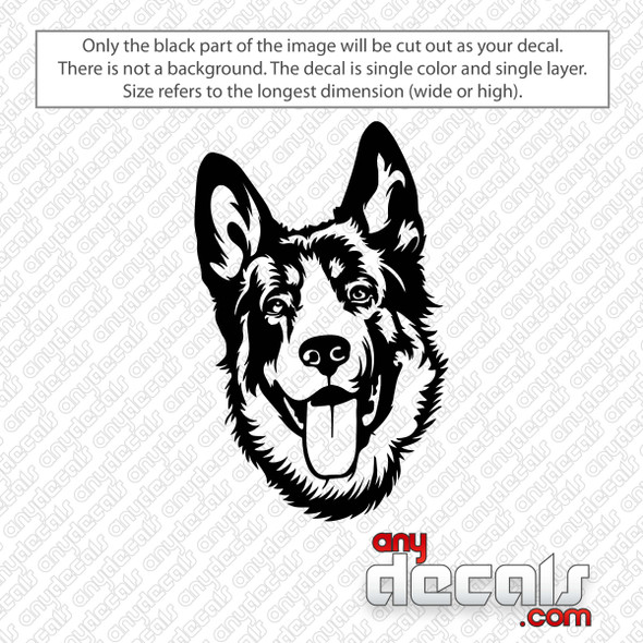 German Shepard Dog Decal Sticker