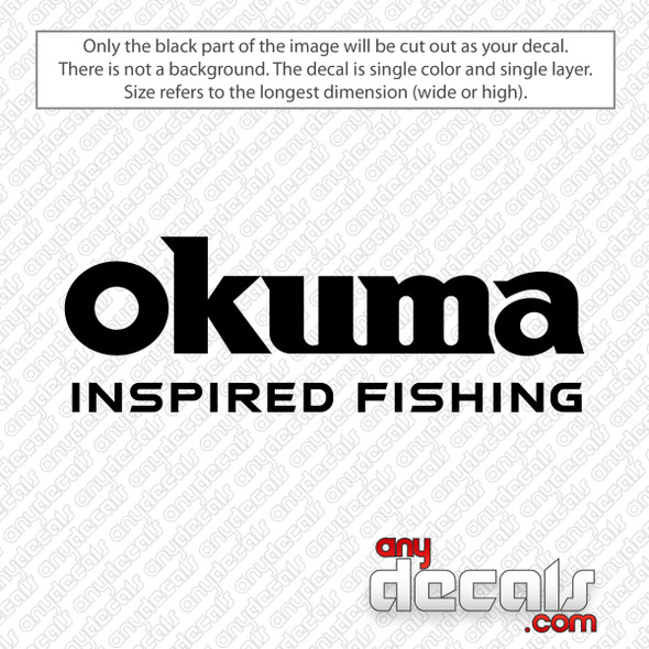 Okuma Fishing Tackle Logo Decal Sticker