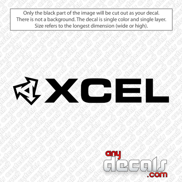 Xcel Wetsuits Logo Decal Sticker