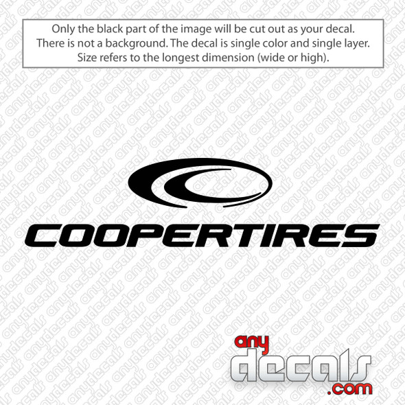 Cooper Tires Decal Sticker