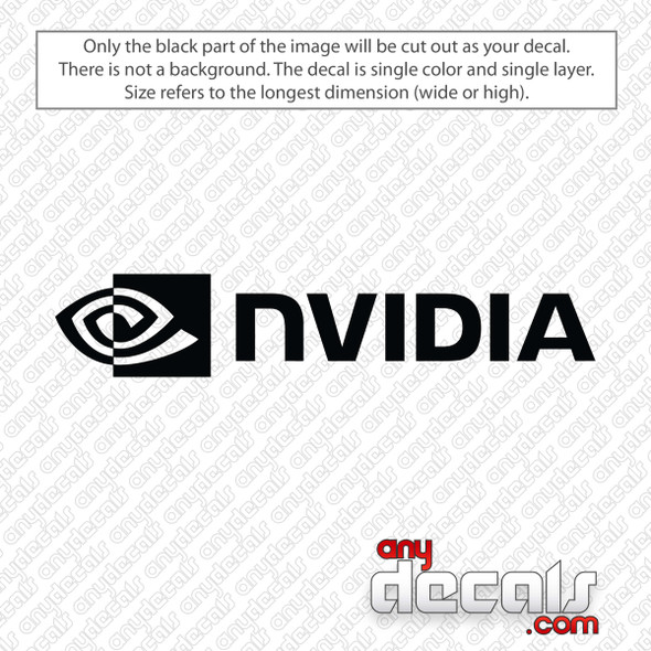 Nvidia Logo Decal Sticker