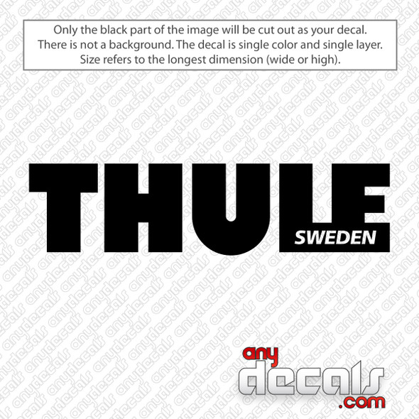 Thule Logo Decal Sticker