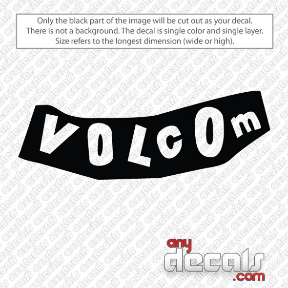 surf decals, skate decals, surf stickers, skate stickers, volcom stone car decals, car decals, car stickers, decals for cars, stickers for cars