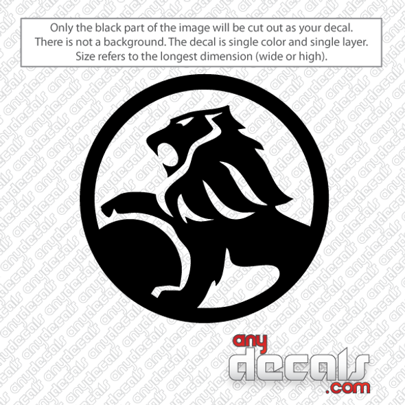 holden car decal, holden lion circled inverted holden car decal, holden lion circled inverted