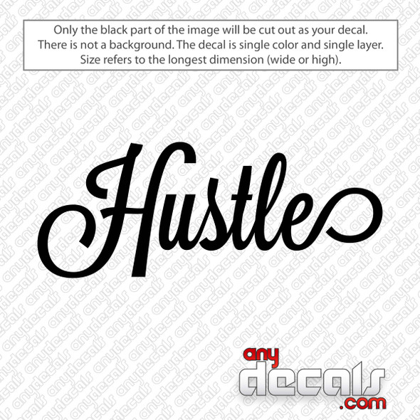 Hustle Decal Sticker