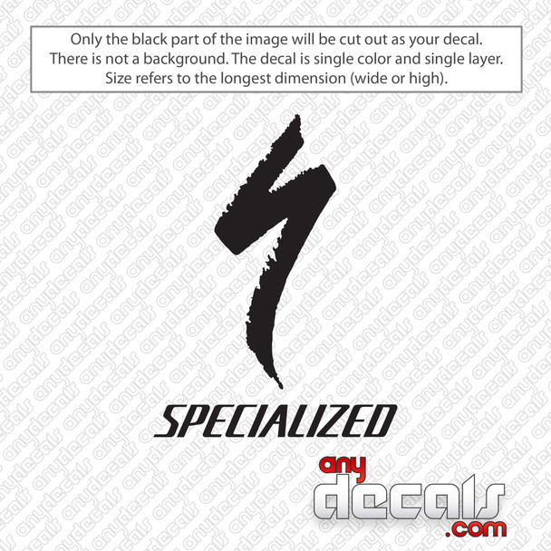 Specialized Bicycle Components Logo Decal Sticker