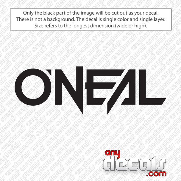 O'neal Logo Decal Sticker