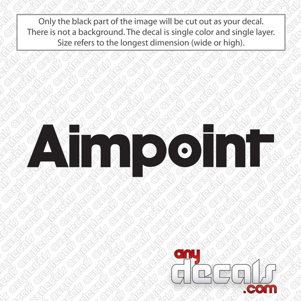 Aimpoint Logo Decal Sticker