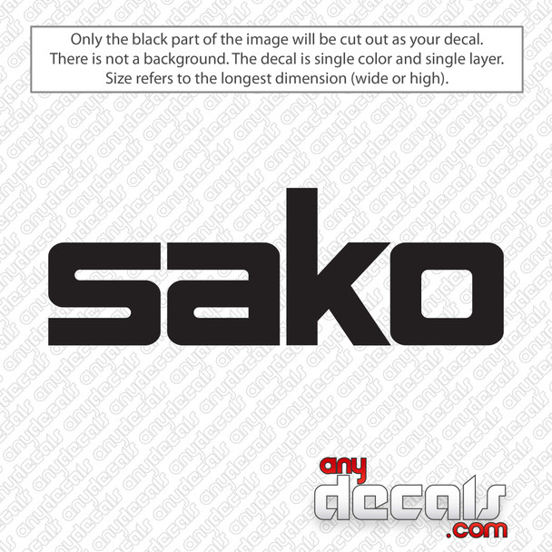 Sako Logo Decal Sticker