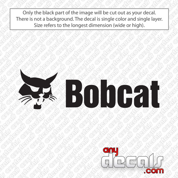 Bobcat Logo Decal Sticker
