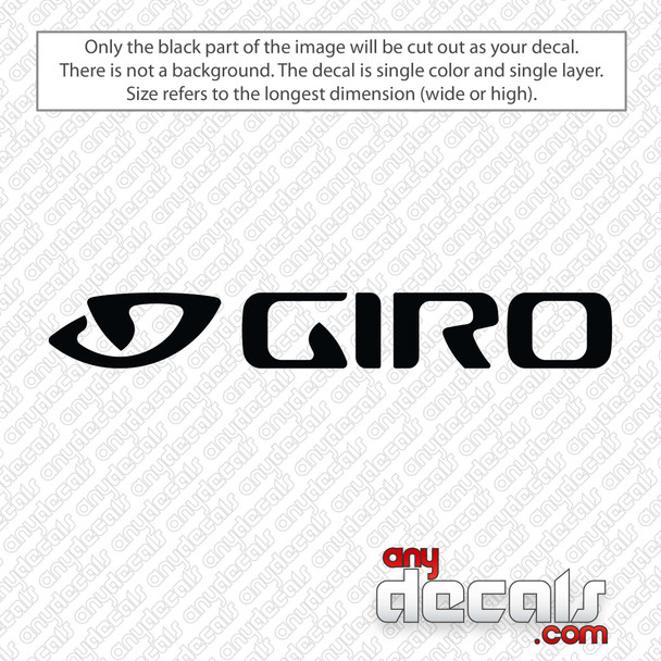 Giro Logo Decal Sticker