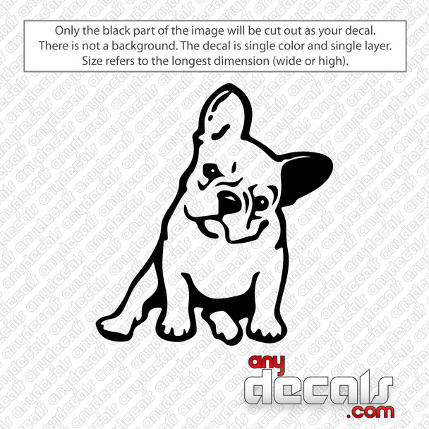 Frenchie French Bulldog Decal Sticker