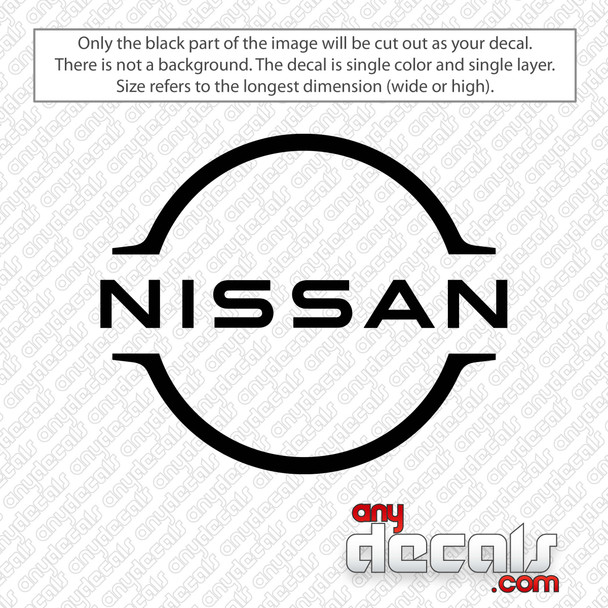 Nissan Logo Decal Sticker