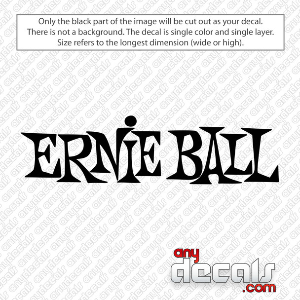 Ernie Ball Logo Decal Sticker