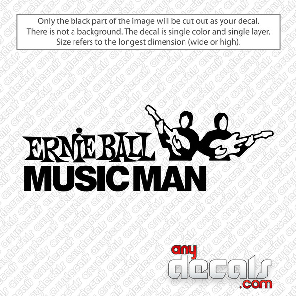 Ernie Ball Music Man Decal Sticker