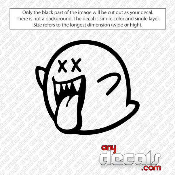 Boo Ghost Dead Decal Sticker