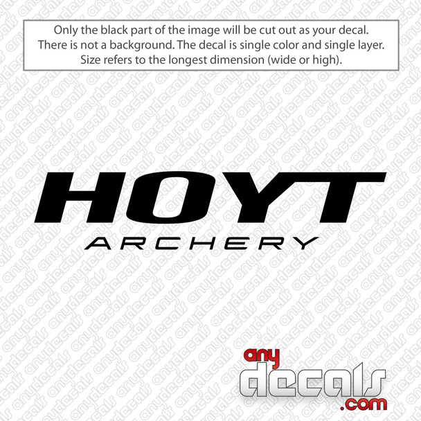 Hoyt Archery Logo Decal Sticker