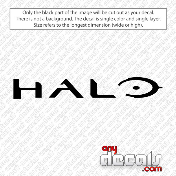 Halo Logo Decal Sticker