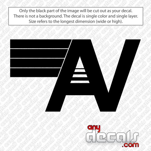 Aviator Nation Logo Decal Sticker