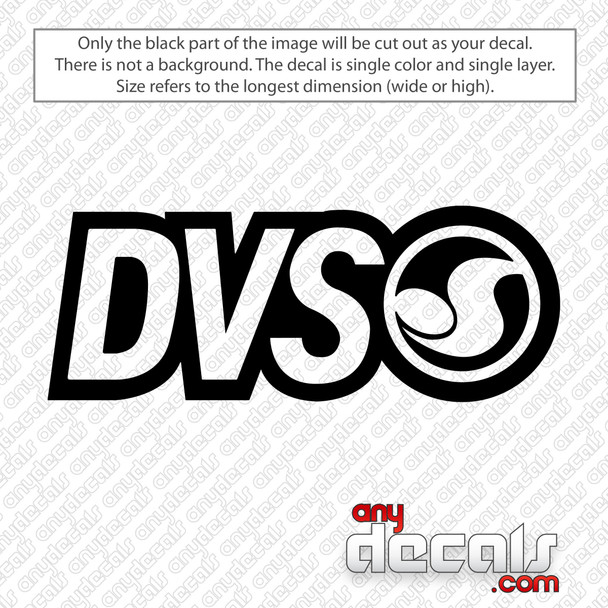 DVS Logo Shoes Decal Sticker