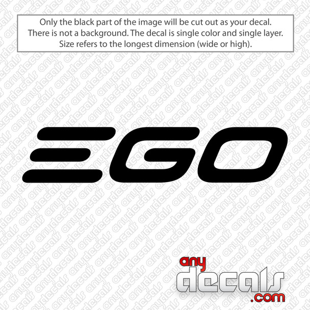 Ego Tools Logo Decal Sticker