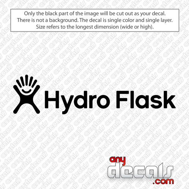 Hydro Flask Logo Decal Sticker