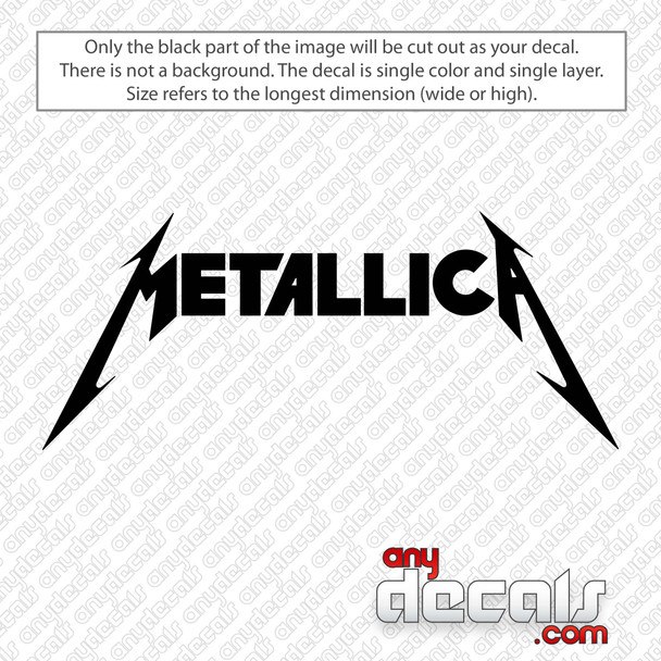 Metallica Decal Sticker