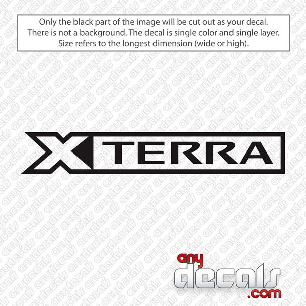 Nissan Xterra Logo Decal Sticker