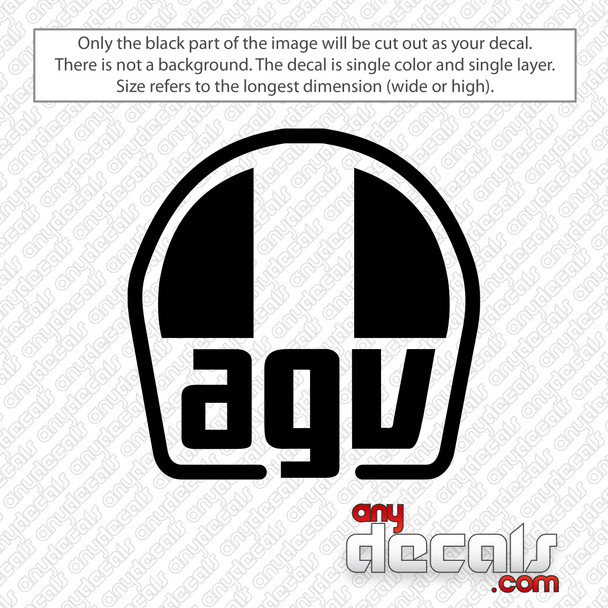 AGV Logo Decal Sticker