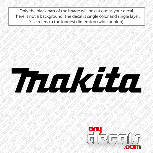 Makita Logo Decal Sticker