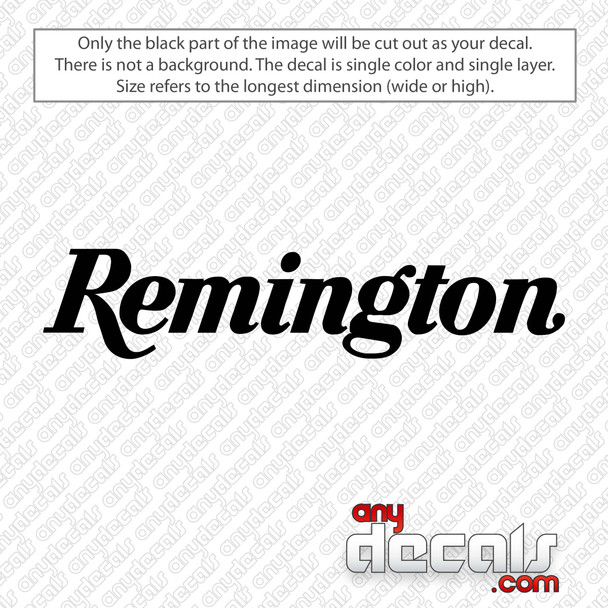 Remington Logo Decal Sticker