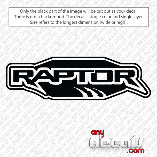 Ford Raptor Emblem Decal Sticker