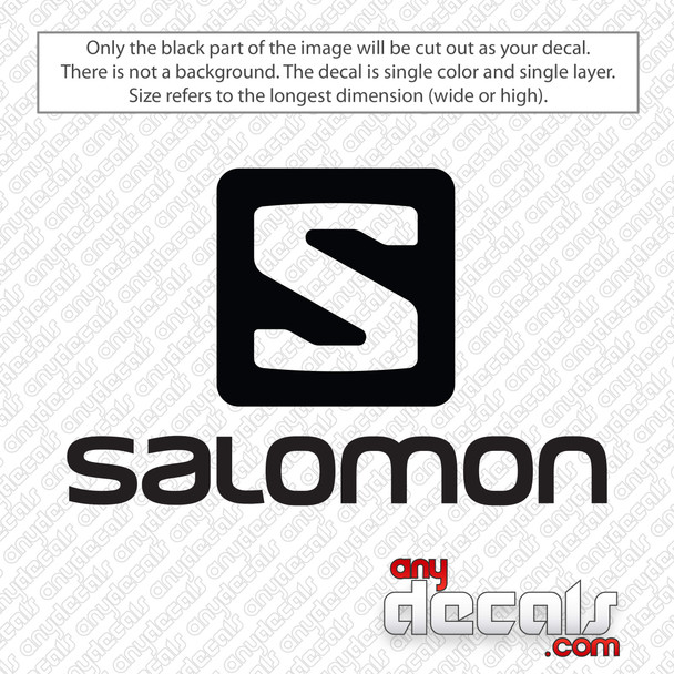 Salomon Logo Decal Sticker