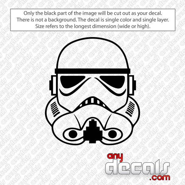 Star Wars Storm Trooper Decal Sticker