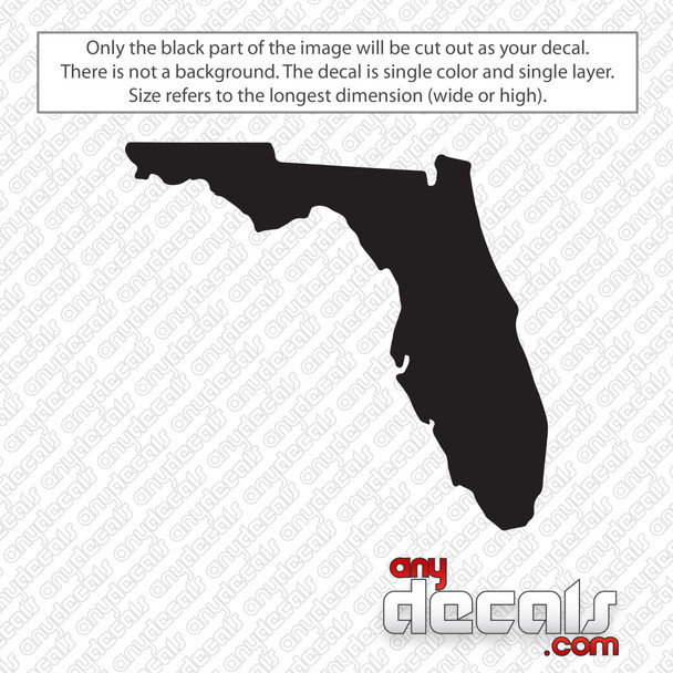 Florida State Decal Sticker