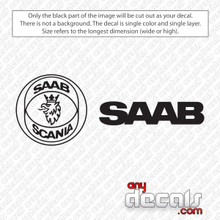 Saab Sleutelhanger Logo Sticker – 12mm – Perfect Als Vervanging Voor Je Originele Saab Sleutelhanger