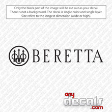 beretta logo sticker