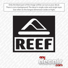 Reef Box Logo Decal Sticker - AnyDecals.com