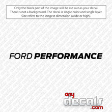 Ford Performance Decal Sticker