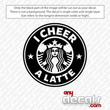 POWERED BY STARBUCKS DECAL / STICKER 02