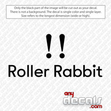 Roller Rabbit Logo Decal Sticker - AnyDecals.com