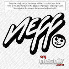 Car Decals - Car Stickers | Neff Style Skateboard Car Decal