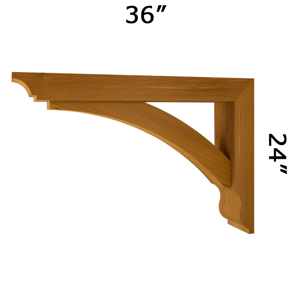 wood bracket template