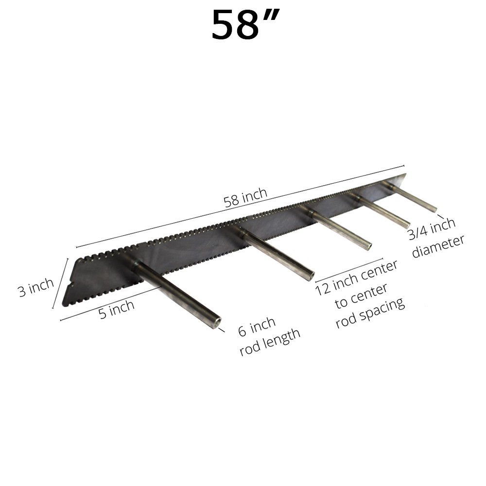 58 Floating Mantel Bracket - Secure, Invisible Support for Your