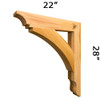 Wood Bracket 10T13 (10T13-2228)