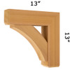 Wood Bracket 13T9 (13T9-1313)