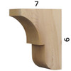 Wood Corbel 29T3 Crafted By ProWoodMarket