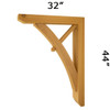 Wood Bracket 13T1 (13T1-3244)